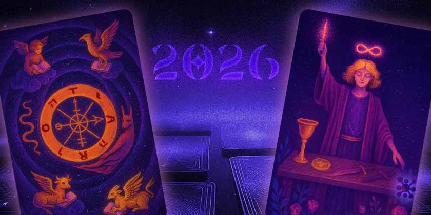 Previsão do Tarot para 2026: Roda da Fortuna e os caminhos do ano