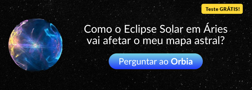 Eclipse Solar em Áries em março 2025
