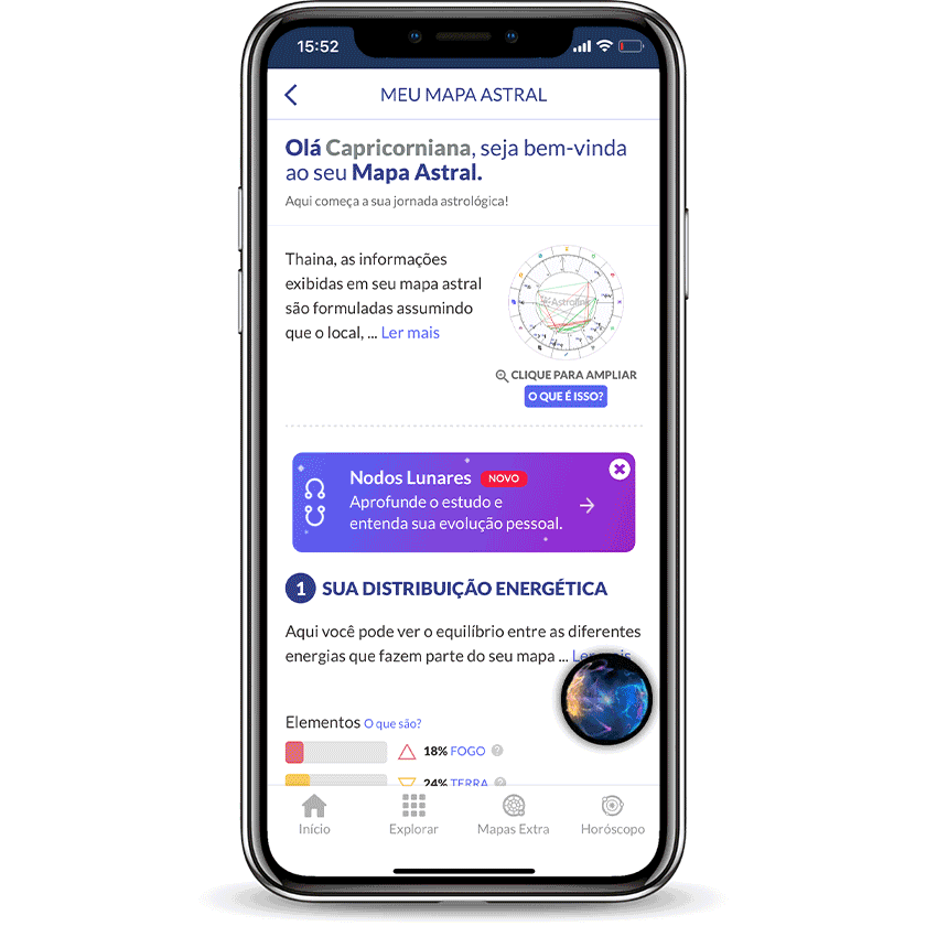 como ver o fundo do céu no astrolink