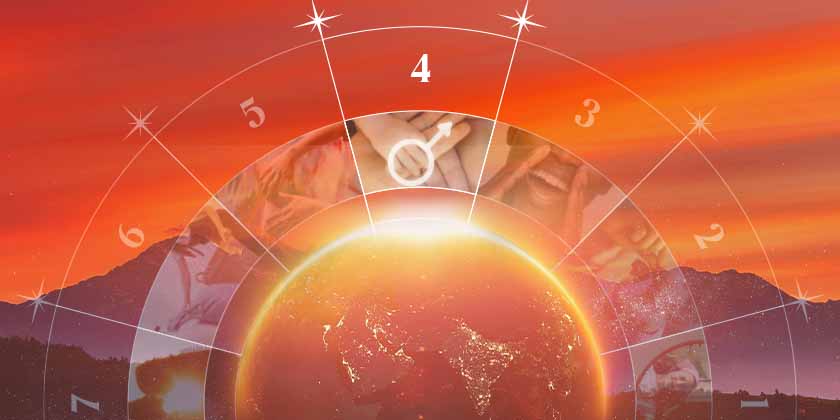 Marte na casa 4 do mapa astral