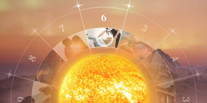 Sol na casa 6